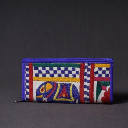 Kutchi Embroidery Handmade Clutch Wallet