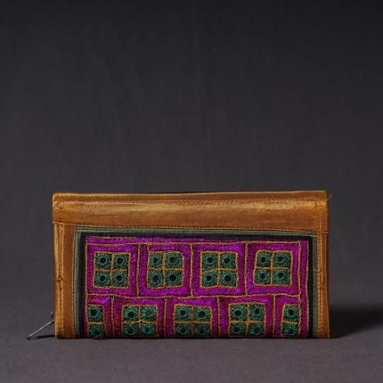 Kutchi Embroidery Mirror Work Clutch