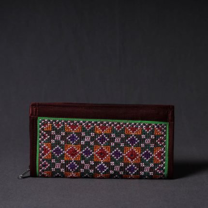 Kutchi Embroidery Mirror Work Clutch
