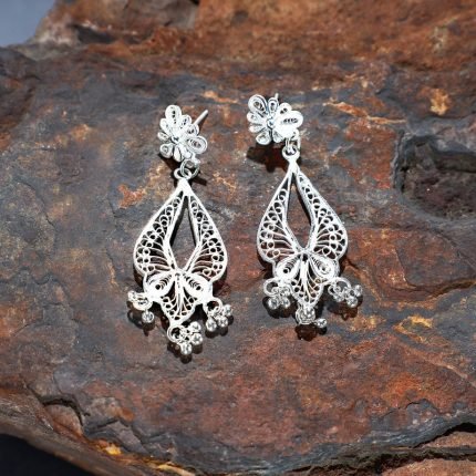 Kalinga Filigree Sterling Silver Earrings