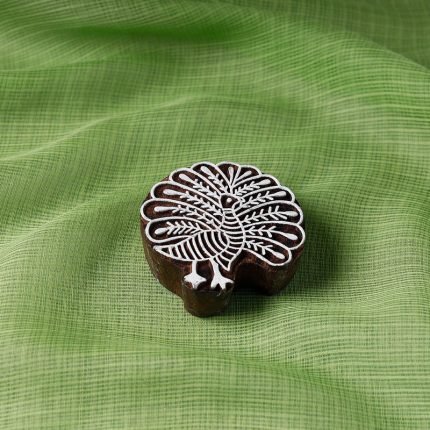 Hand Carved Sheesham Wood Block Fridge Magnet