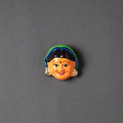Handpainted Terracotta Face Magnet