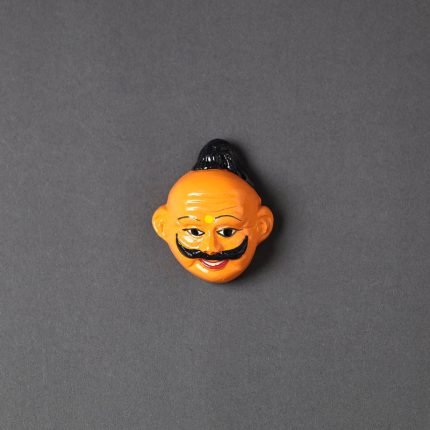 Handpainted Terracotta Face Magnet