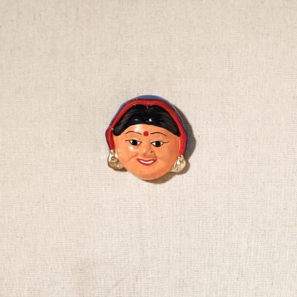 Handpainted Terracotta Face Magnet