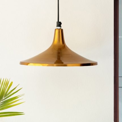 Hanging Pendant Lamp Shade Iron (5.1 Inch, Conical)