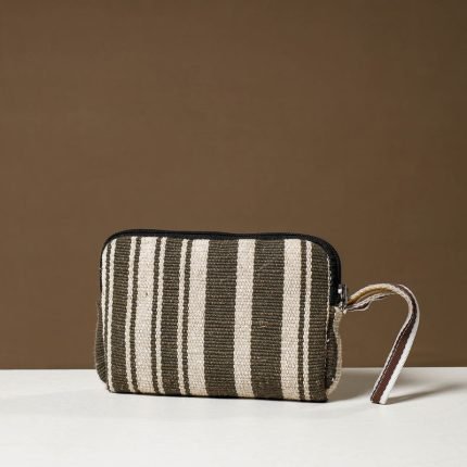 Jute Cotton Toiletry Pouch