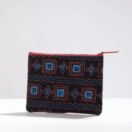 Kantha Embroidery  Pouch