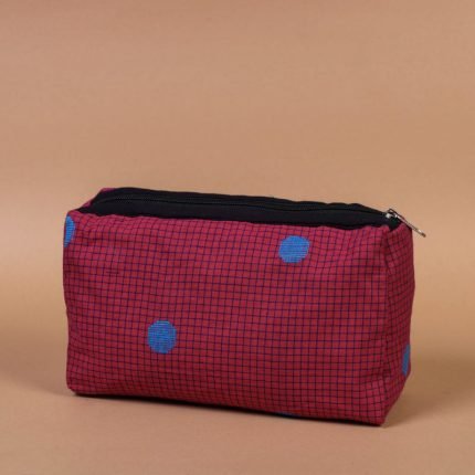 Handmade Cotton Fabric Toiletry Pouch