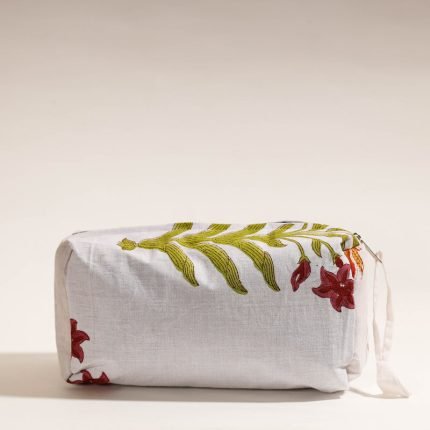 Handmade Cosmetic/Toiletry Cotton Pouch