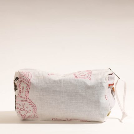 Handmade Cosmetic/Toiletry Cotton Pouch