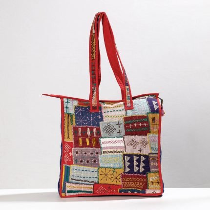 Lambani Hand Embroidery Patchwork Cotton Shoulder Bag