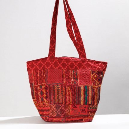 Lambani Hand Embroidery Patchwork Cotton Shoulder Bag