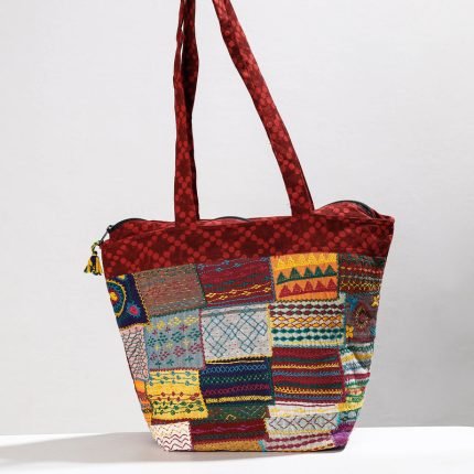 Lambani Hand Embroidery Patchwork Cotton Shoulder Bag