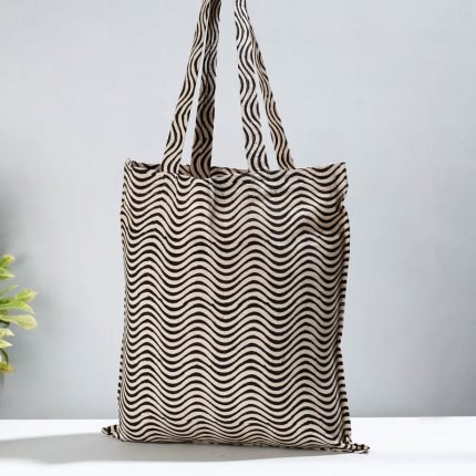 Pedana Kalamkari Block Printed Cotton Shopping Bag