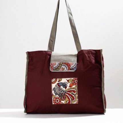 Hand-painted Kalamkari Natural Dyed Cotton Shoulder Bag