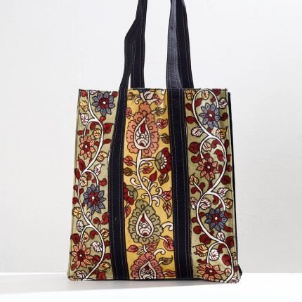 Hand-painted Kalamkari Natural Dyed Cotton Shoulder Bag