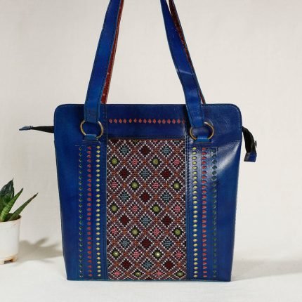 Kutch Jat  Embroidery Leather Shoulder Bag