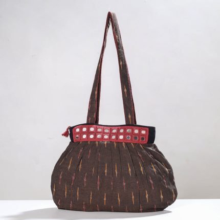 Lambani Mirror Work Hand Embroidery Cotton Shoulder Bag