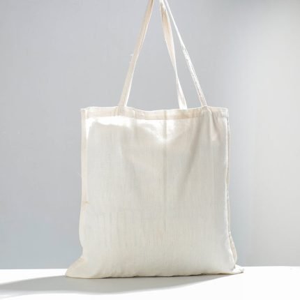 Cotton Fabric Plain Shopping Utility Jhola Bag