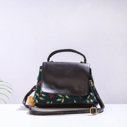 Cotton Hand Bag with Keychain