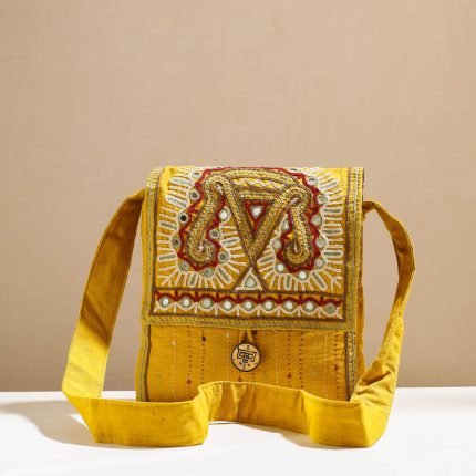 Kala Raksha Rabari Hand Embroidery Sling Bag