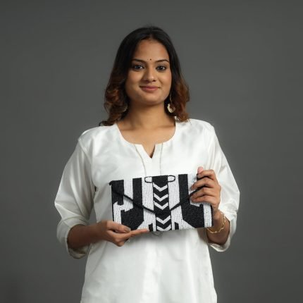 Handmade Bead Work Clutch