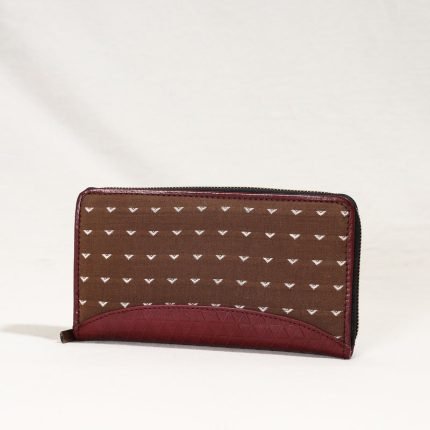 Handcrafted Jacquard Weave Leather Wallet