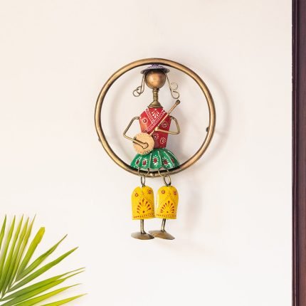 Hand-painted Wall Hanging In Iron