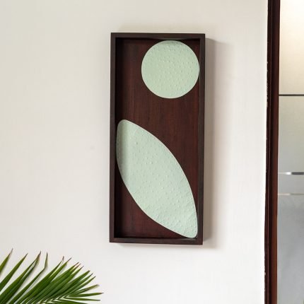 Handcrafted Wall Decor Recycled Wood & Iron (18 Inch)